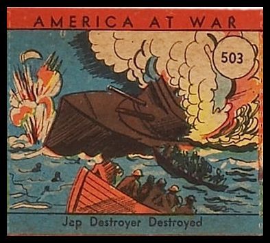 503 Jap Destroyer Destroyed
